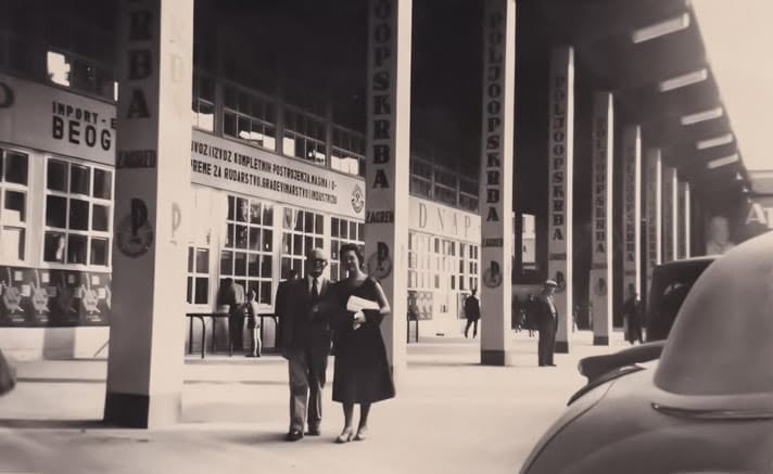 Savska cesta 25. Velesajam 1955. godine